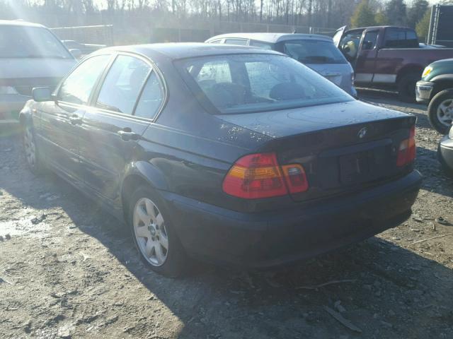 WBAEV33402KL69467 - 2002 BMW 325 I BLACK photo 3