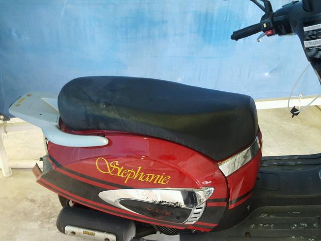 L8YTCKPE1CY900172 - 2012 JONW SCOOTER RED photo 6