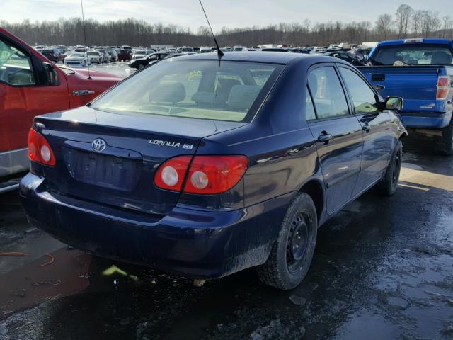 2T1BR32E68C918412 - 2008 TOYOTA COROLLA CE BLUE photo 4