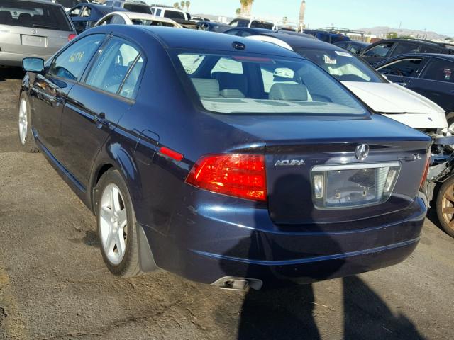 19UUA66254A023270 - 2004 ACURA TL BLUE photo 3