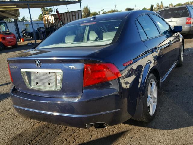 19UUA66254A023270 - 2004 ACURA TL BLUE photo 4