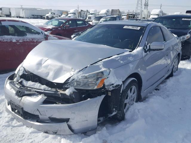 1HGCM82604A017559 - 2004 HONDA ACCORD EX SILVER photo 2