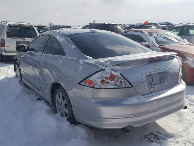 1HGCM82604A017559 - 2004 HONDA ACCORD EX SILVER photo 3