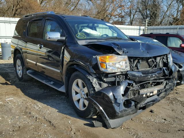 5N1AA0NCXAN610363 - 2010 NISSAN ARMADA SE BLACK photo 1