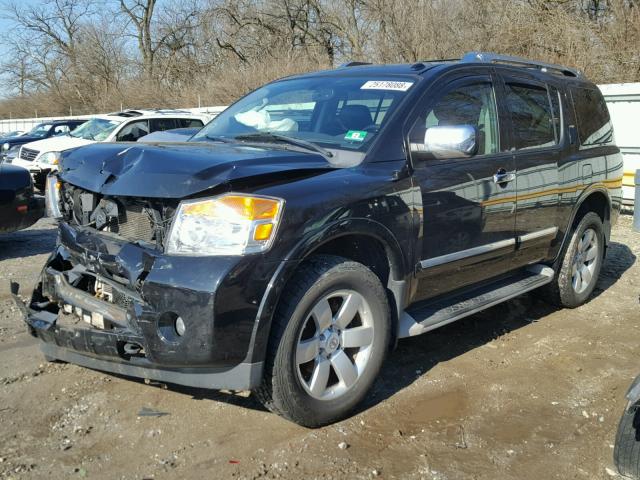 5N1AA0NCXAN610363 - 2010 NISSAN ARMADA SE BLACK photo 2