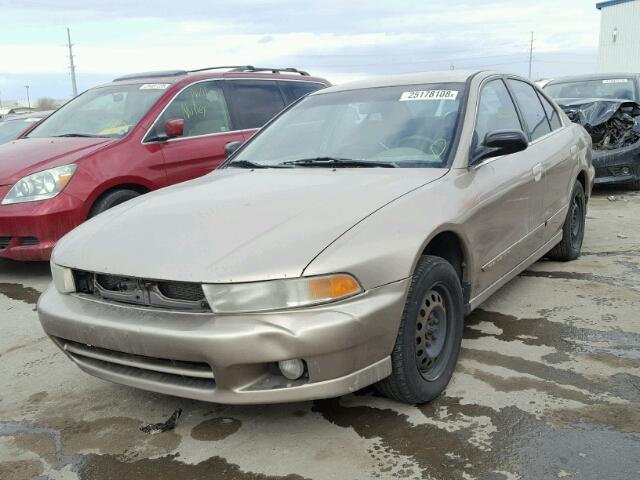 4A3AA46G4YE115192 - 2000 MITSUBISHI GALANT GOLD photo 2