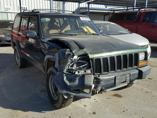 1J4FJ28S7WL125605 - 1998 JEEP CHEROKEE S GREEN photo 1