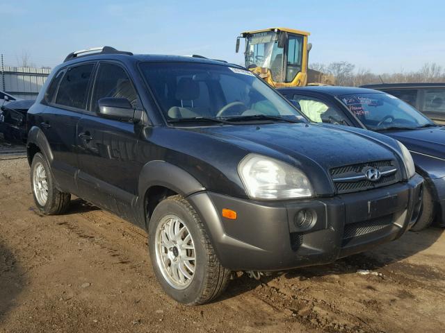 KM8JN72D85U055810 - 2005 HYUNDAI TUCSON GLS BLACK photo 1