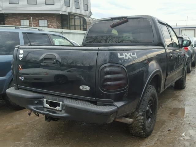 1FTRW08L21KA08921 - 2001 FORD F150 SUPER BLACK photo 4