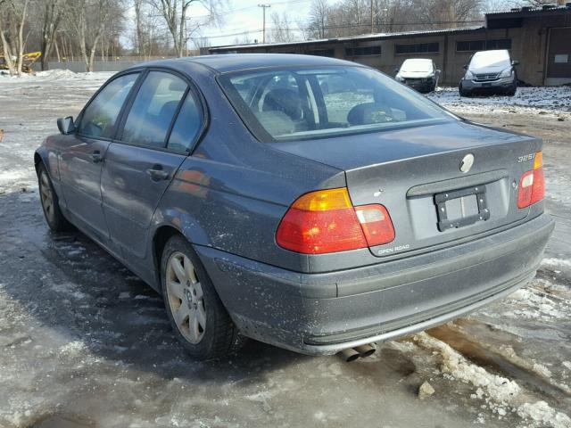 WBAAV33461EE78420 - 2001 BMW 325 I GRAY photo 3