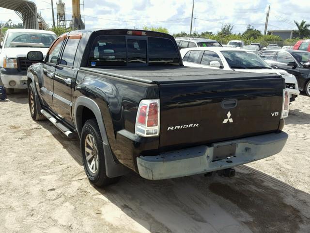 1Z7HC38N46S529237 - 2006 MITSUBISHI RAIDER DUR BLACK photo 3