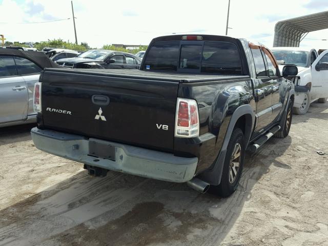 1Z7HC38N46S529237 - 2006 MITSUBISHI RAIDER DUR BLACK photo 4