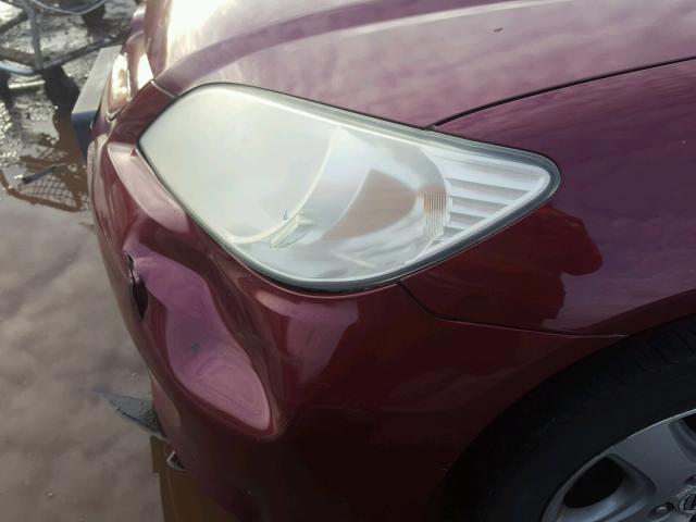 2HGES25734H539927 - 2004 HONDA CIVIC EX BURGUNDY photo 9