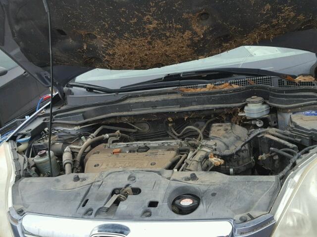 JHLRE38548C009811 - 2008 HONDA CR-V EX BLUE photo 7