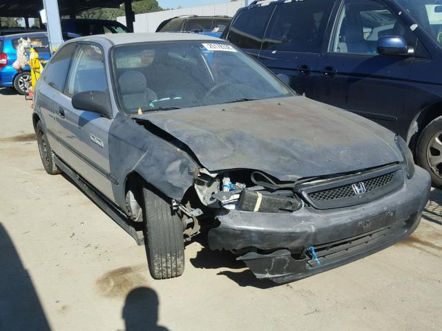 2HGEJ6440YH109599 - 2000 HONDA CIVIC DX SILVER photo 1