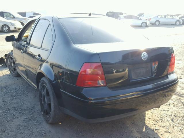 3VWSE29M9YM102432 - 2000 VOLKSWAGEN JETTA GLS BLACK photo 3