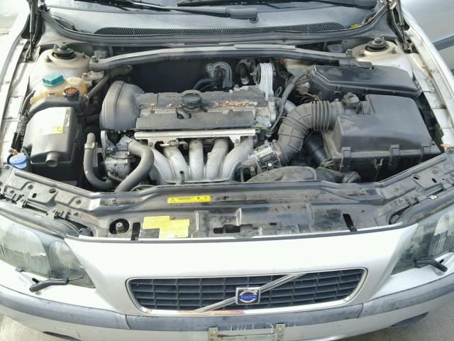 YV1RS61R212030022 - 2001 VOLVO S60 SILVER photo 7