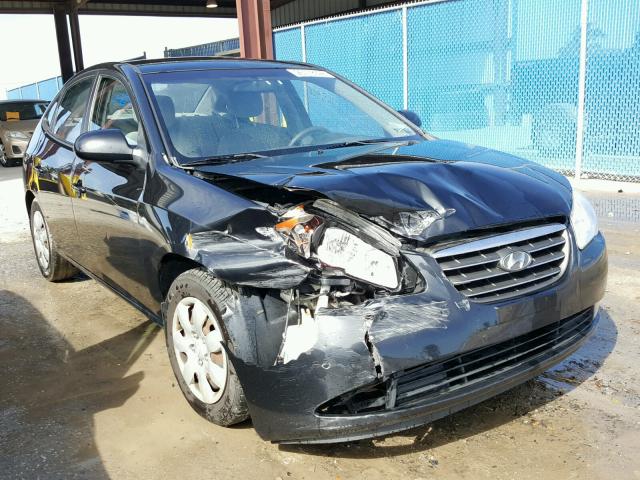 KMHDU46D09U639424 - 2009 HYUNDAI ELANTRA GL BLACK photo 1