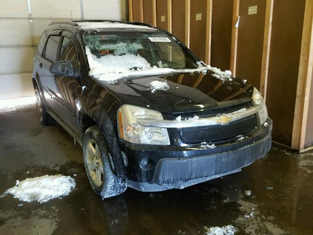 2CNDL73F966061232 - 2006 CHEVROLET EQUINOX LT BLACK photo 1