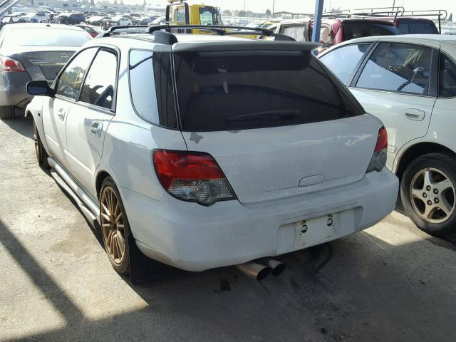 JF1GG29615G806821 - 2005 SUBARU IMPREZA WR WHITE photo 3