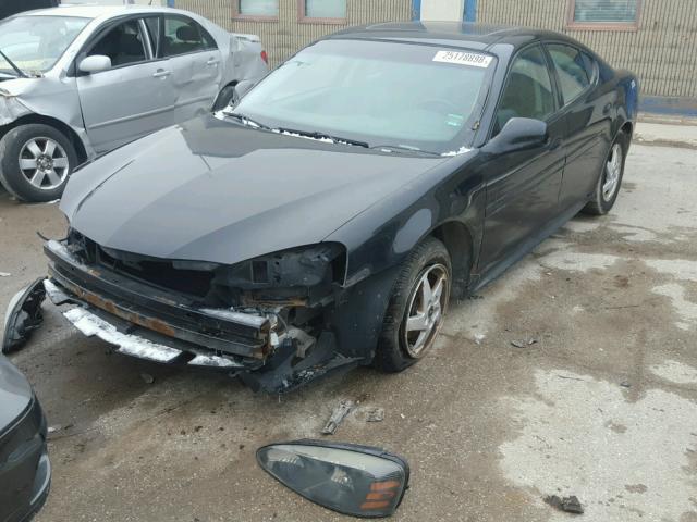 2G2WS522341135360 - 2004 PONTIAC GRAND PRIX BLACK photo 2