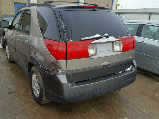 3G5DA03E32S582622 - 2002 BUICK RENDEZVOUS BROWN photo 3