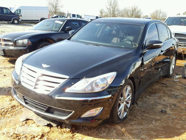 KMHGC4DD5DU224613 - 2013 HYUNDAI GENESIS 3. BLACK photo 2