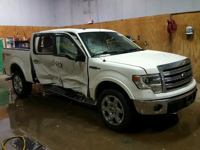 1FTFW1EF2DFA87950 - 2013 FORD F150 SUPER WHITE photo 1