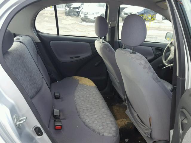 JTDBT1232Y0097288 - 2000 TOYOTA ECHO SILVER photo 6