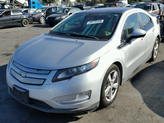 1G1RC6E49BU102348 - 2011 CHEVROLET VOLT SILVER photo 2