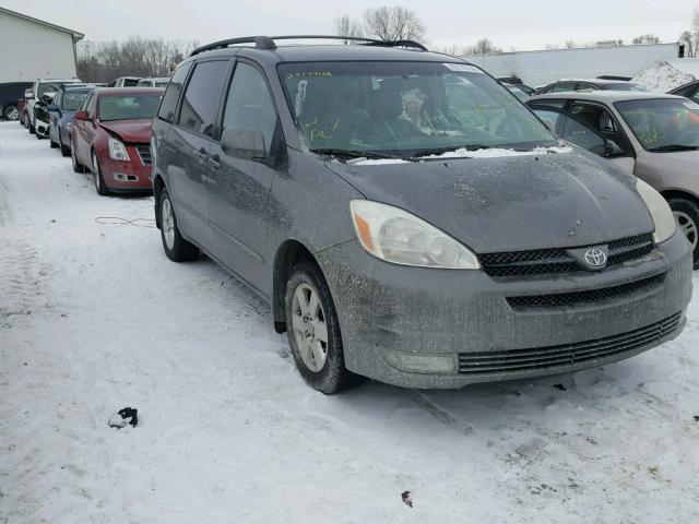 5TDZA22C35S261604 - 2005 TOYOTA SIENNA XLE GRAY photo 1