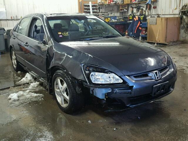 1HGCM56745A105632 - 2005 HONDA ACCORD EX CHARCOAL photo 1