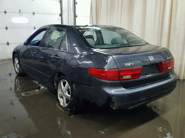 1HGCM56745A105632 - 2005 HONDA ACCORD EX CHARCOAL photo 3