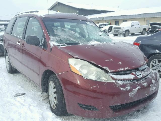 5TDZA23C16S454849 - 2006 TOYOTA SIENNA CE RED photo 1