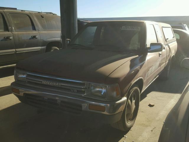 JT4VN93G2M5024121 - 1991 TOYOTA PICKUP 1/2 RED photo 2