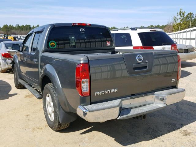 1N6AD07U17C432538 - 2007 NISSAN FRONTIER C CHARCOAL photo 3