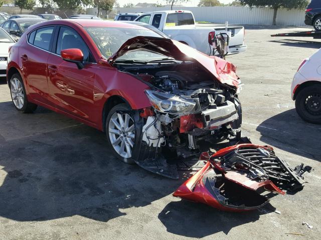 3MZBN1L77HM154932 - 2017 MAZDA 3 TOURING RED photo 1