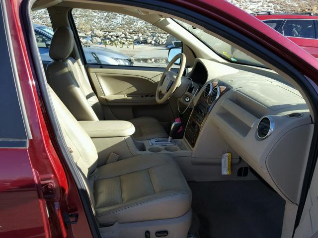 1FMDK06176GA47873 - 2006 FORD FREESTYLE RED photo 5