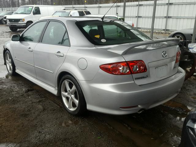 1YVHP80DX55M05819 - 2005 MAZDA 6 S SILVER photo 3