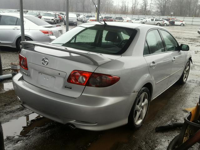 1YVHP80DX55M05819 - 2005 MAZDA 6 S SILVER photo 4