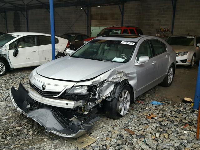 19UUA8F27CA014323 - 2012 ACURA TL SILVER photo 2