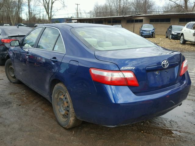 4T1BE46KX9U269425 - 2009 TOYOTA CAMRY BASE BLUE photo 3