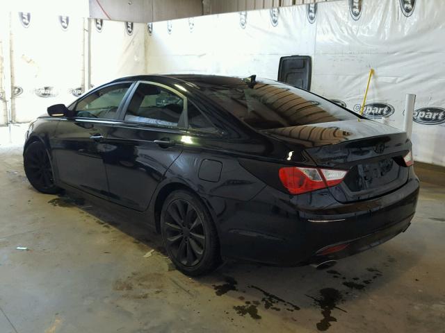 5NPEC4AC5BH308459 - 2011 HYUNDAI SONATA SE BLACK photo 3