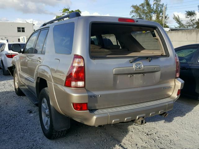 JTEZU14R840040242 - 2004 TOYOTA 4RUNNER SR BEIGE photo 3