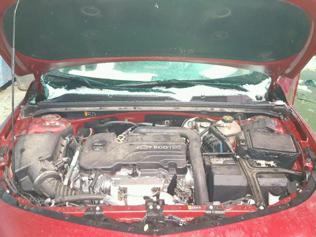 1G1ZE5ST9GF307230 - 2016 CHEVROLET MALIBU LT RED photo 7