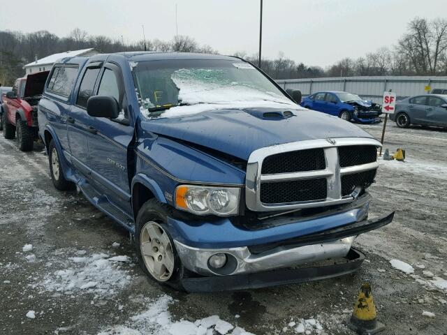 1D7HU18D54S765886 - 2004 DODGE RAM 1500 S BLUE photo 1