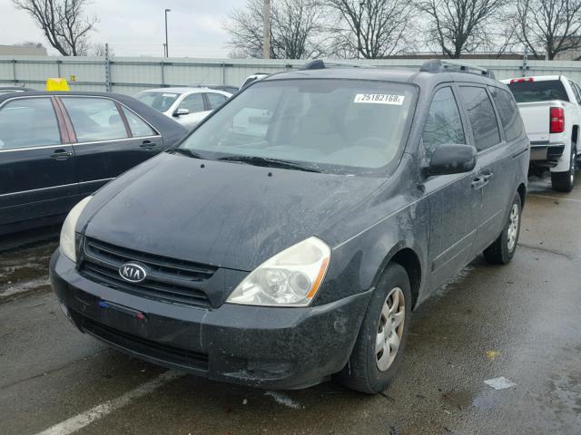 KNDMB233166038887 - 2006 KIA SEDONA EX BLACK photo 2