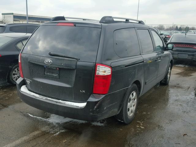 KNDMB233166038887 - 2006 KIA SEDONA EX BLACK photo 4