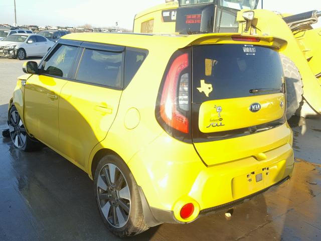 KNDJX3A54F7210144 - 2015 KIA SOUL ! YELLOW photo 3