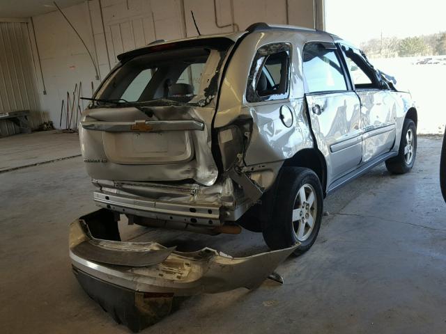 2CNDL13F286043090 - 2008 CHEVROLET EQUINOX LS SILVER photo 4